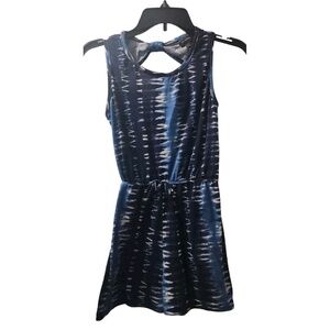 Picapino Womens‎ Size 12 Blue Tie Dye Cinched Romper